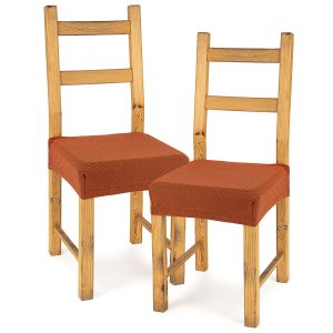4Home Multielastický potah na sedák na židli Comfort terracotta